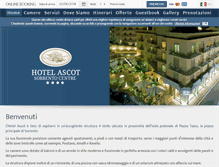 Tablet Screenshot of hotelascotsorrento.com